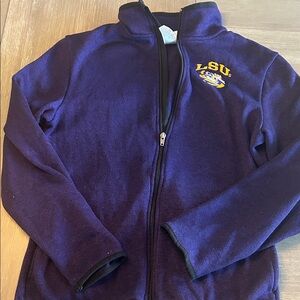 LSU Purple Fleece Jacket‎